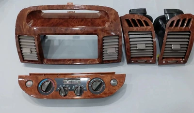 Other Car Modifications, conditioning vent center console frame - 2002-2007-toyota-camry-air-conditioning-vent-assembly-peach-wood-color-set