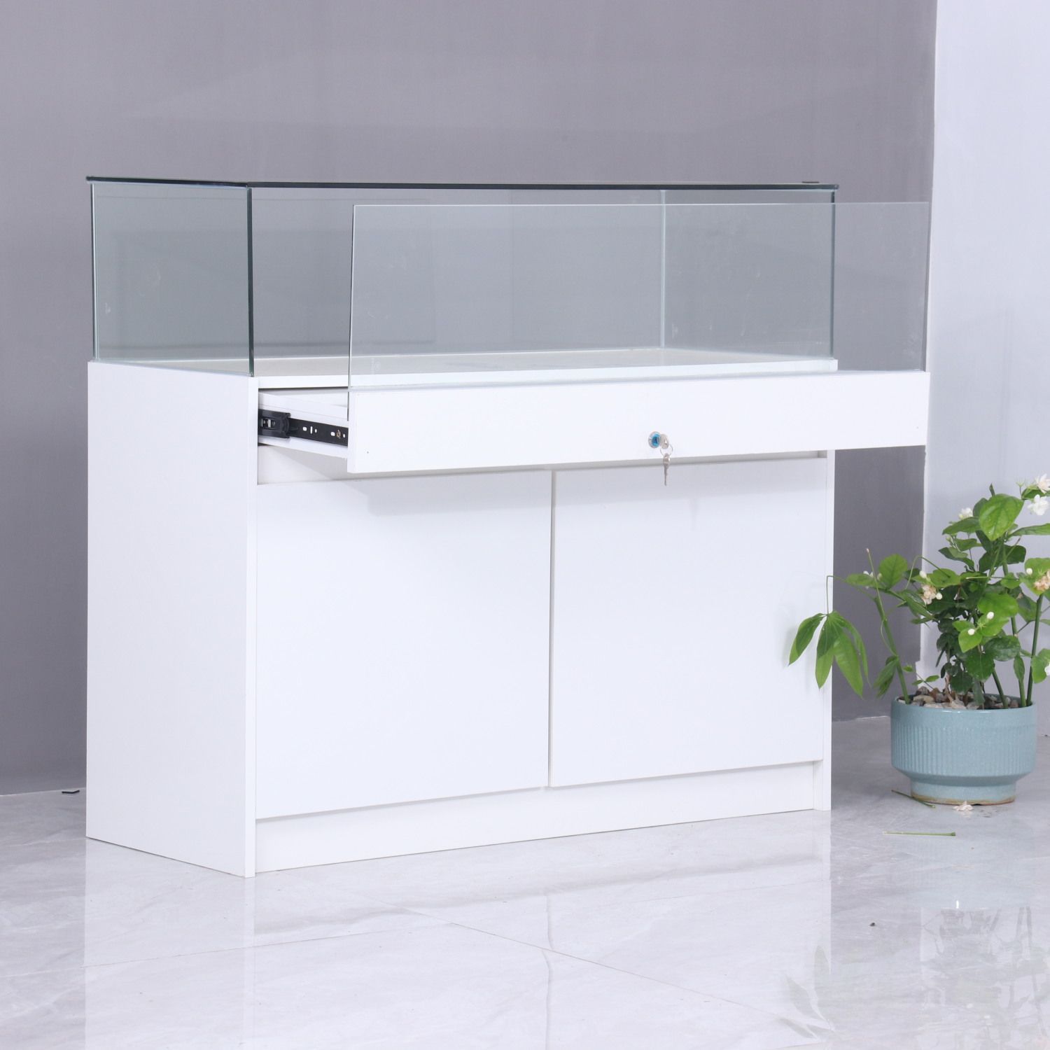 玉石饰品珠宝首饰柜台样品展览陈列柜珍品展览柜眼镜店商场玻璃柜