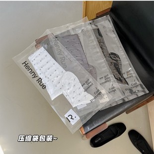 Vacuum-Packed Spring/Summer Thin 240 Needle High-Density Woven Modal Fashion Show Miu Polo Point Knee-High Calf & Hare Socks