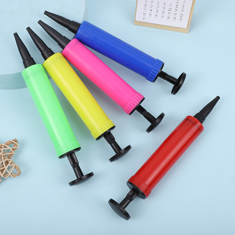 厂价批发便携式迷你手推充气筒 气球玩具打气筒 充气手臂圈气筒