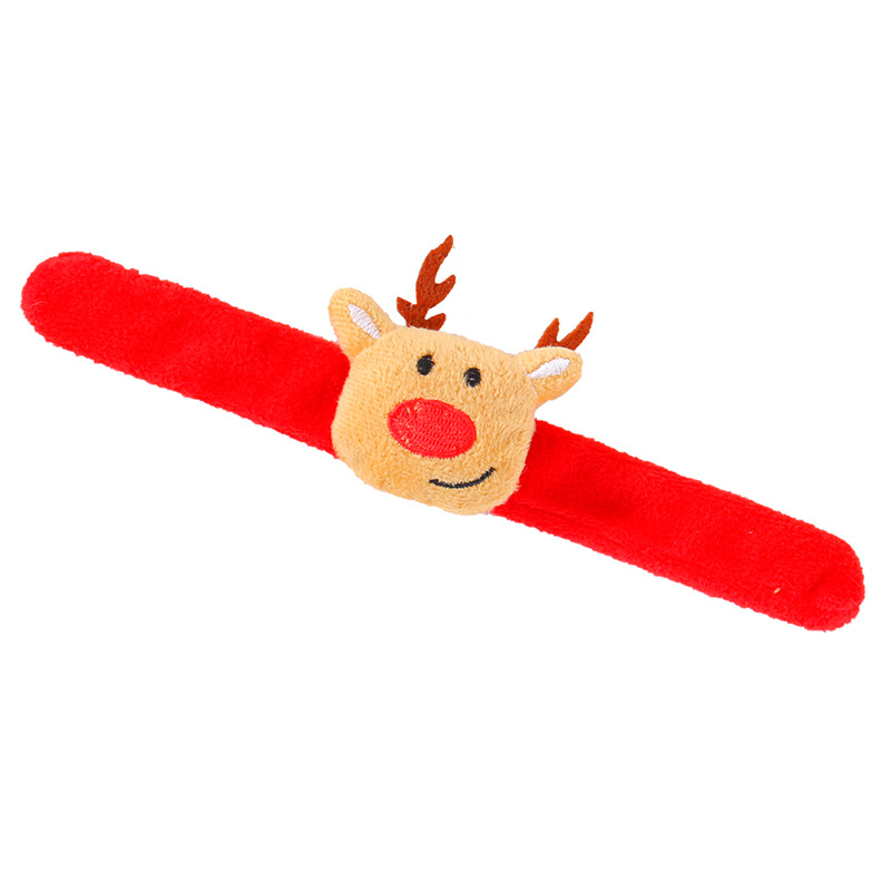 Anillo de Navidad transfronterizo, pulsera luminosa, regalo pequeño, accesorios de jardín de infantes para niños adultos, con luz, anillo de palmaditas
