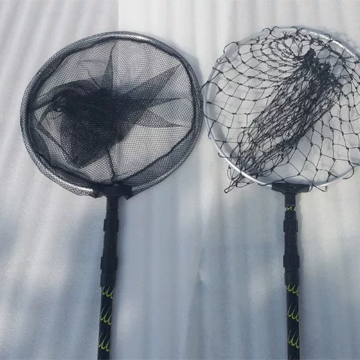 Dingda 2.1 meters flower color aluminum alloy copy net fishing gear wholesale flower pole copy net competitive tiger skin copy net