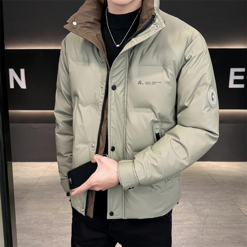 (New National Standard 50% Down) 2026 Winter New Trendy Short High-End Men's Down Jacket