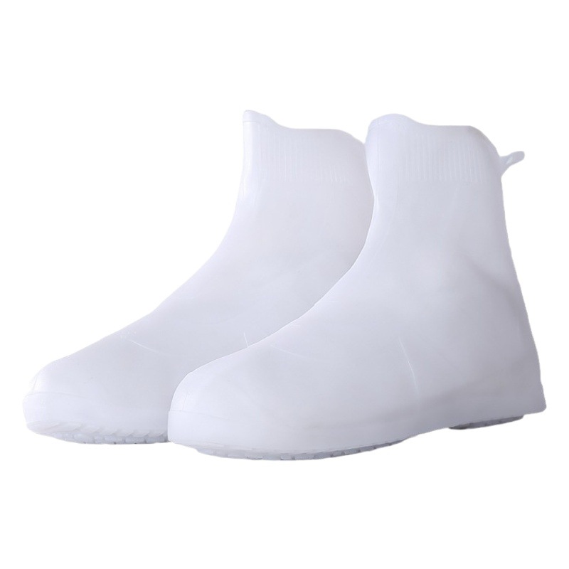 Rain Boots for Men and Women, Waterproof Shoe Covers for Outer Wear, Non-Slip Silicone Rain Shoe Covers, Thickeneded Wear-Resistant Rain Boots, Rain-Proof Shoes for Rainy Days