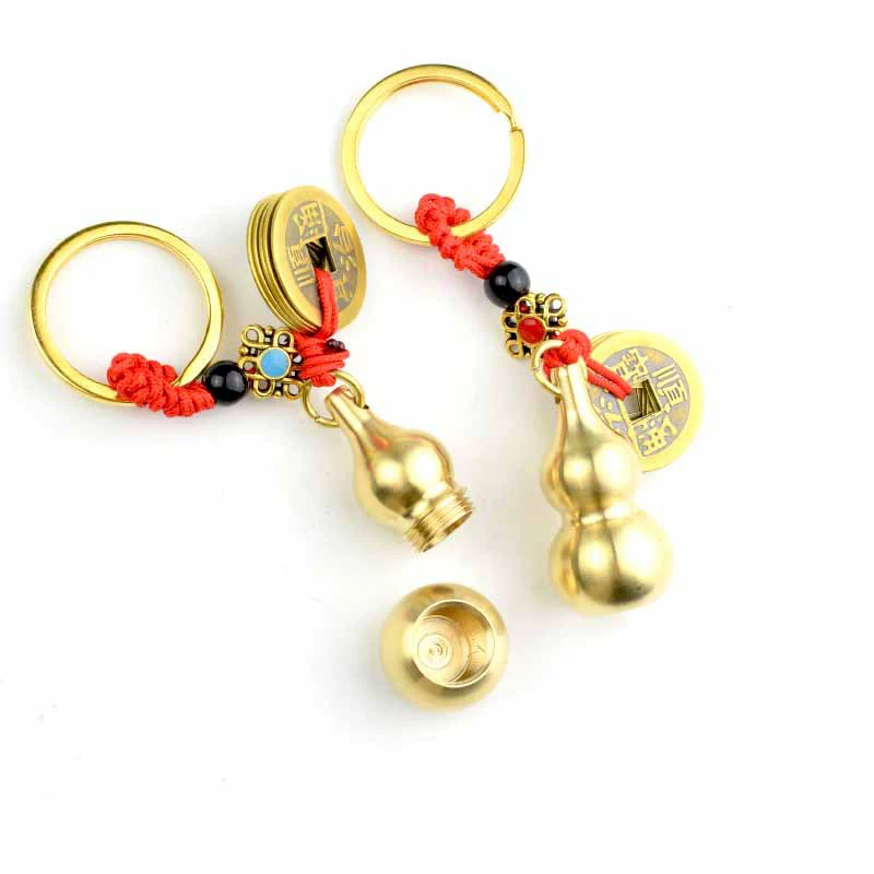 Brass keychain, pendant