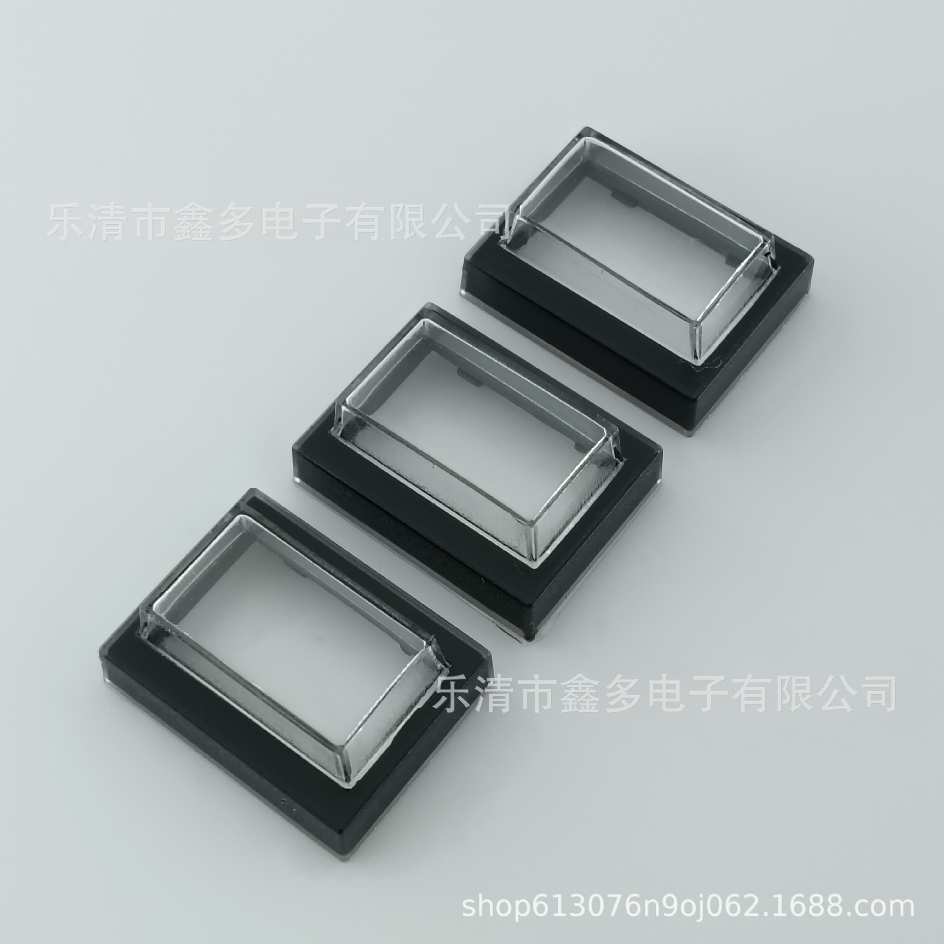 KCD1 一体式船型开关防水防尘帽透明保护罩帽子船形翘板开关15X21