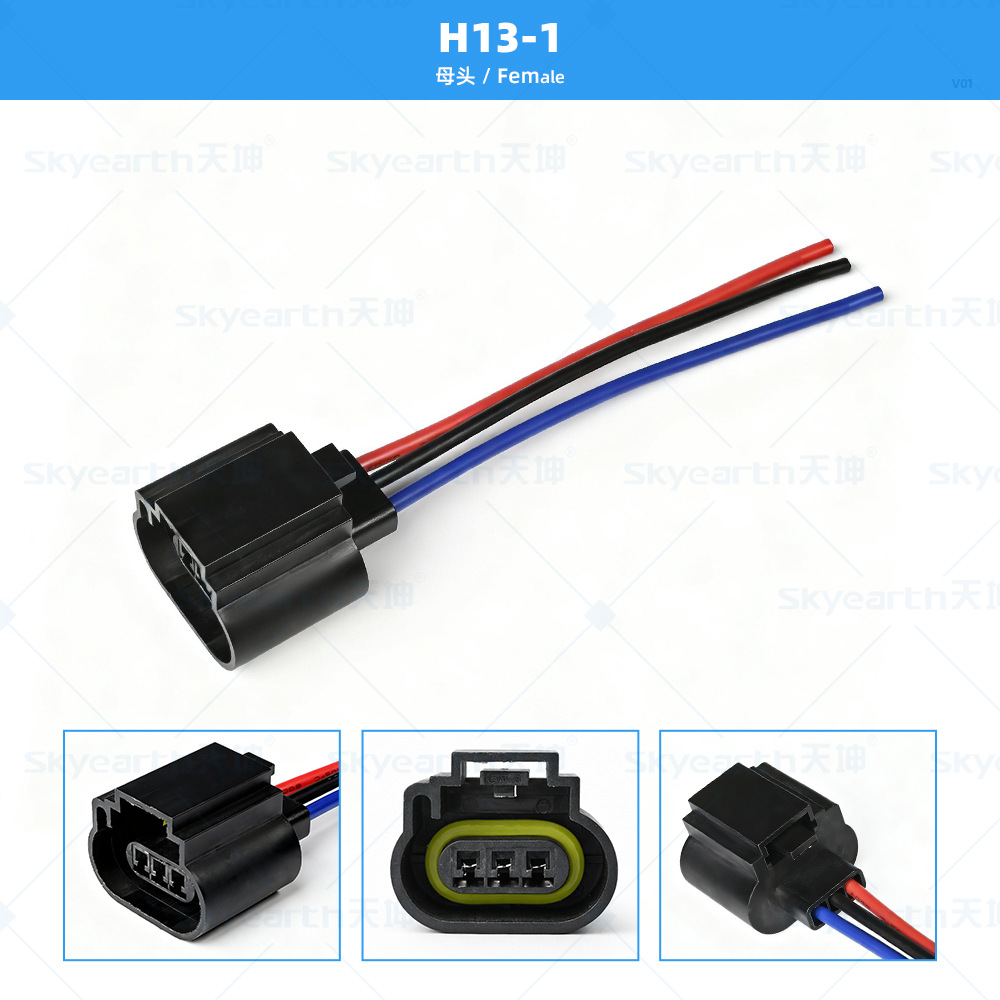 Zócalo del bulbo del coche H1H3H4H7H11H13H16 9005 9006 9007 portalámparas faro titular de la lámpara de niebla