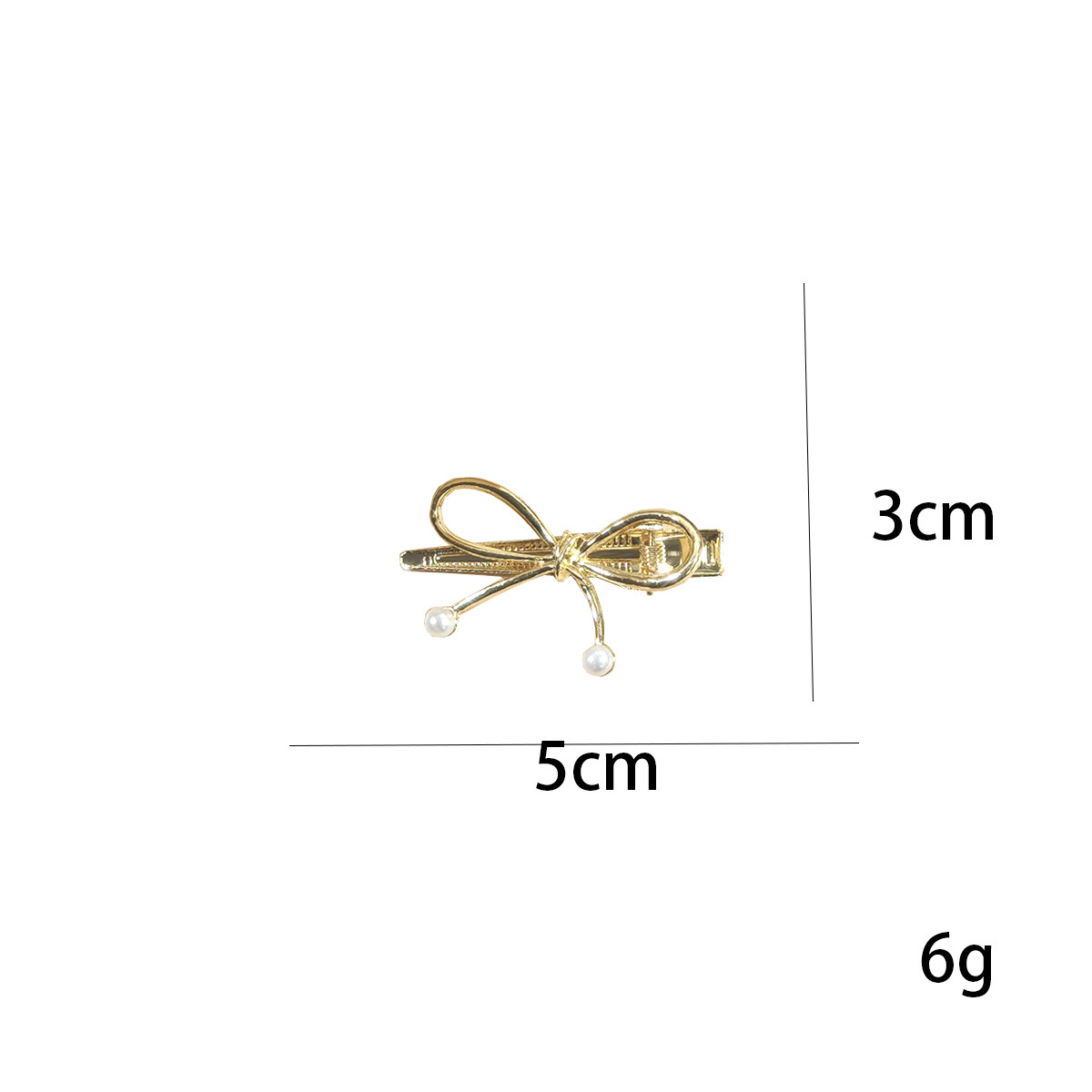 Women's Simple Style Bow Knot Alloy Hair Clip display picture 6