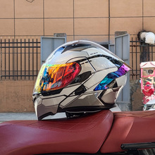 新国标3C双镜片揭面盔ORZ摩托车头盔四季蓝牙全盔夏季个性尾翼