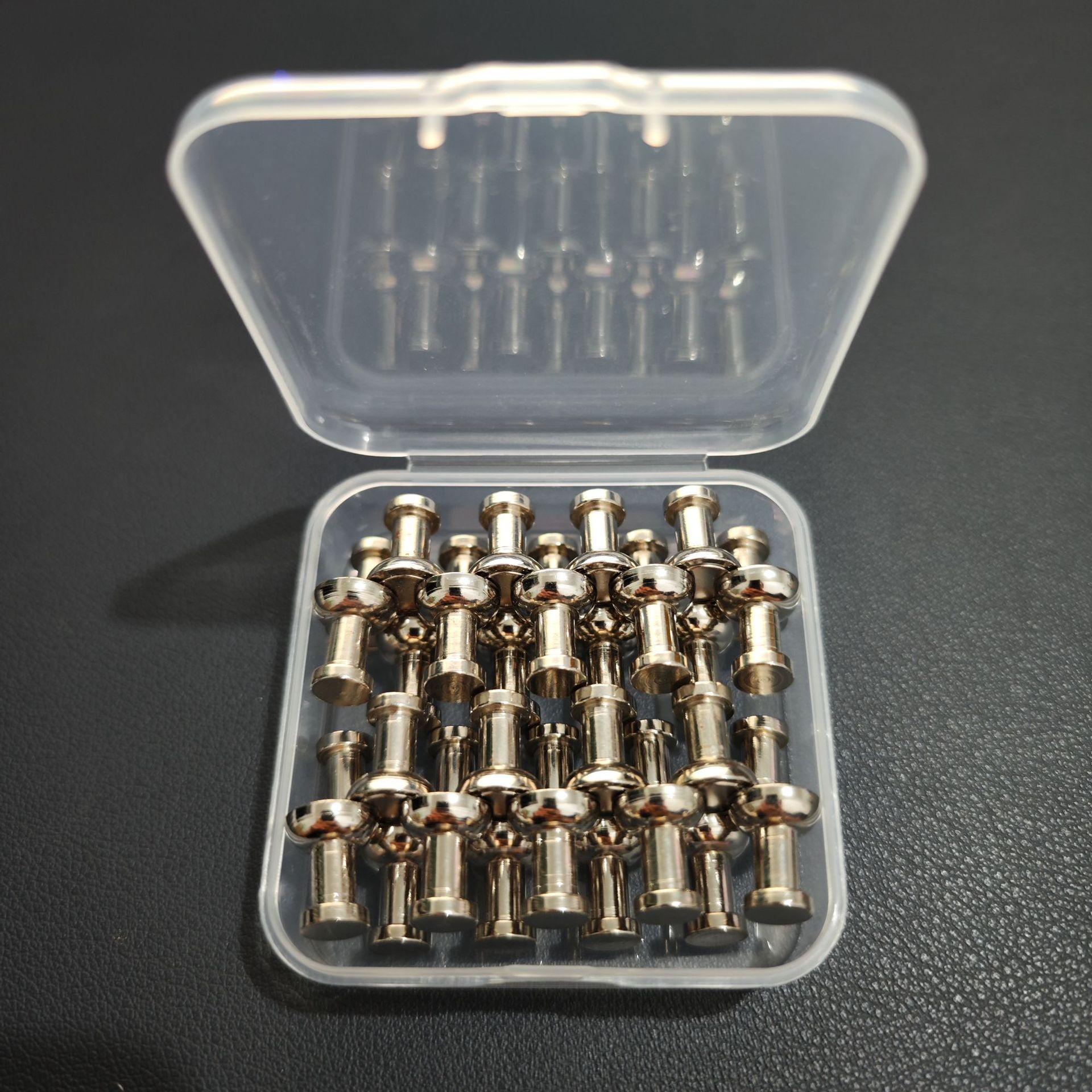 Imanes metálicos tipo chincheta, para pizarras, nevera o manualidades