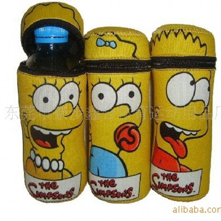 潜水料运动水瓶 氯丁橡胶便携保温水壶套易拉罐可乐保温套