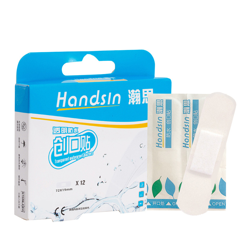 Transparente y impermeable adhesivo de herida