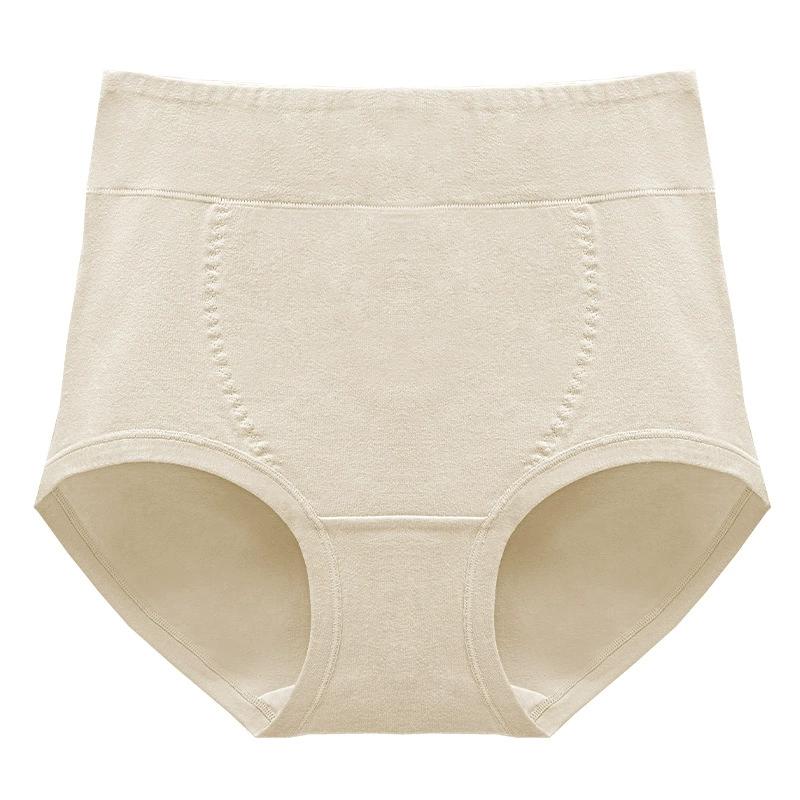 Postpartum Shaping High-Waist Cotton Panties, Antibacterial Breathable, Plus Size (L–XXL)