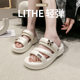 A generation of summer new thick-soled butterfly embellished ladies slippers outdoor beach shoes casual indoor women's sandals