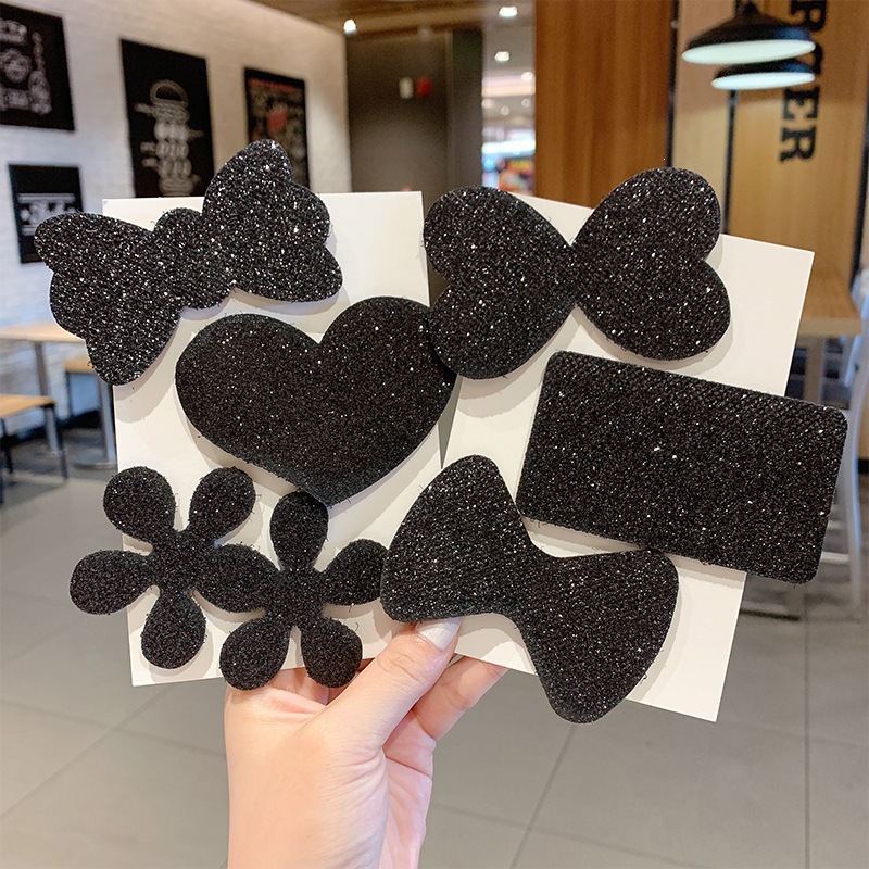 Korean-Style Magic Bangs Patch, Large Hair Fixer for Adults, Women's Hair Accessory, Strong Adhesive Hair Patch, Anti-Tangle Hair Clip