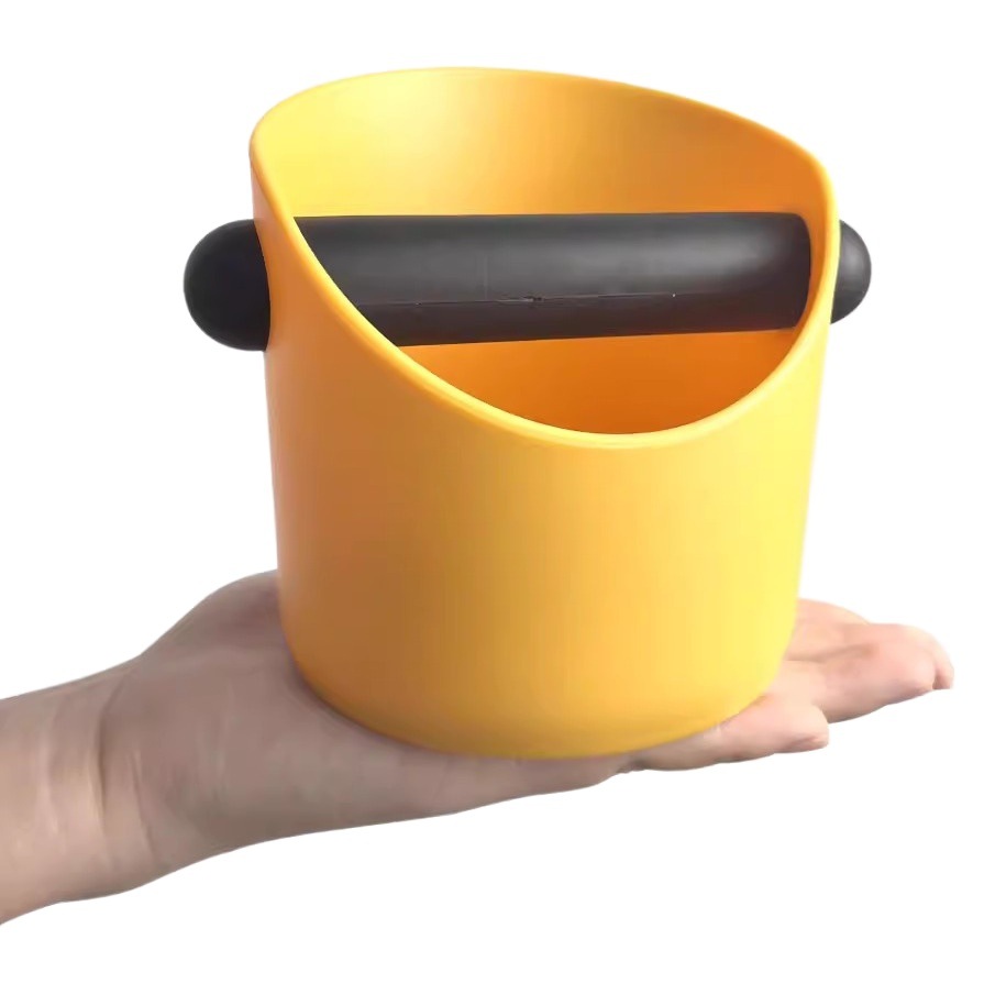 Large Quantity Discount, In-Stock Barista Coffee Grounds Knock Box, Round Knock Bin for Home Use, Large Size, Multiple Colors