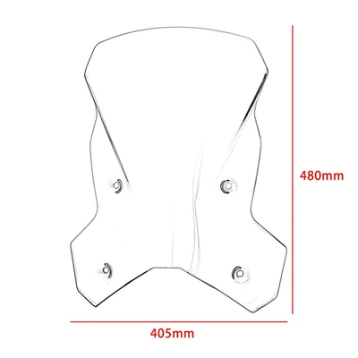 Suitable for KTM 1050: Motorcycle front windshield