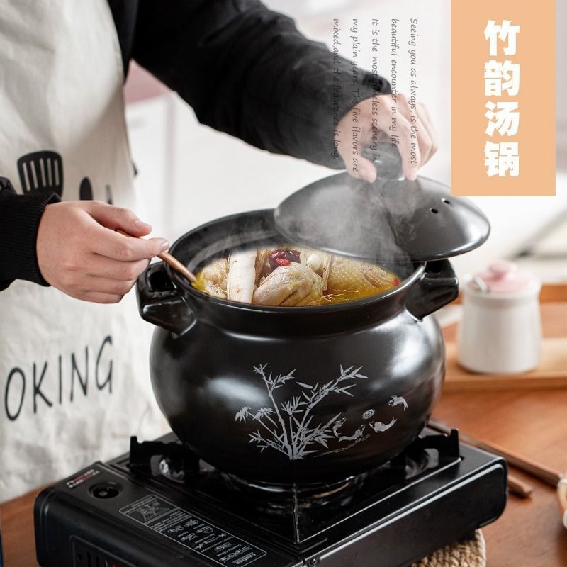 Casserole Stew pot Large Soup pot High temperature resistance ceramics Soup Gas stove Dedicated household