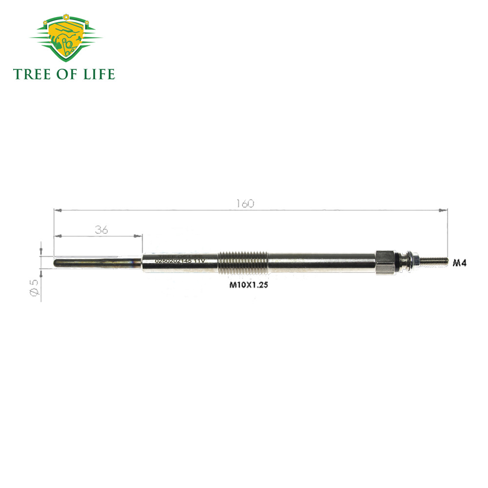 19850-0W010 0250202145 is suitable for Toyota's new dual-core heated glow plug