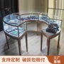 电镀商场定制木制展示柜台