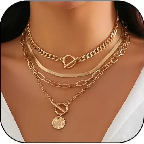 欧美跨境饰品甜酷风黑色桃心项链女 潮流嘻哈辣妹冷淡风套装项饰