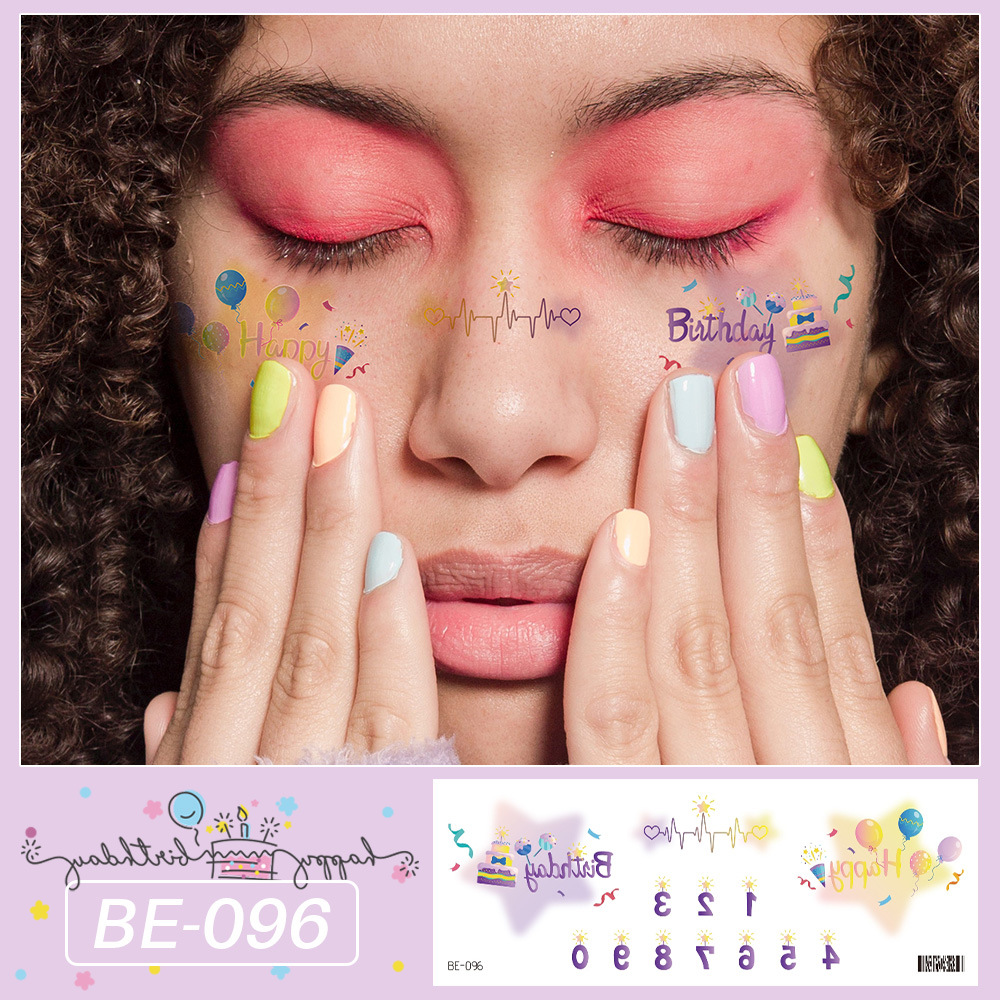 BE-096 (생일파티 페이스 스티커)