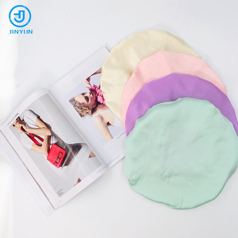 Silk hair cap