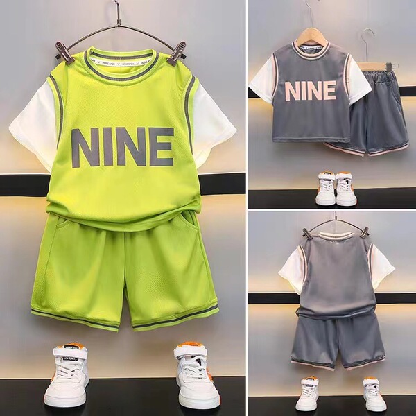 Quick dry basketball uniform for boys
