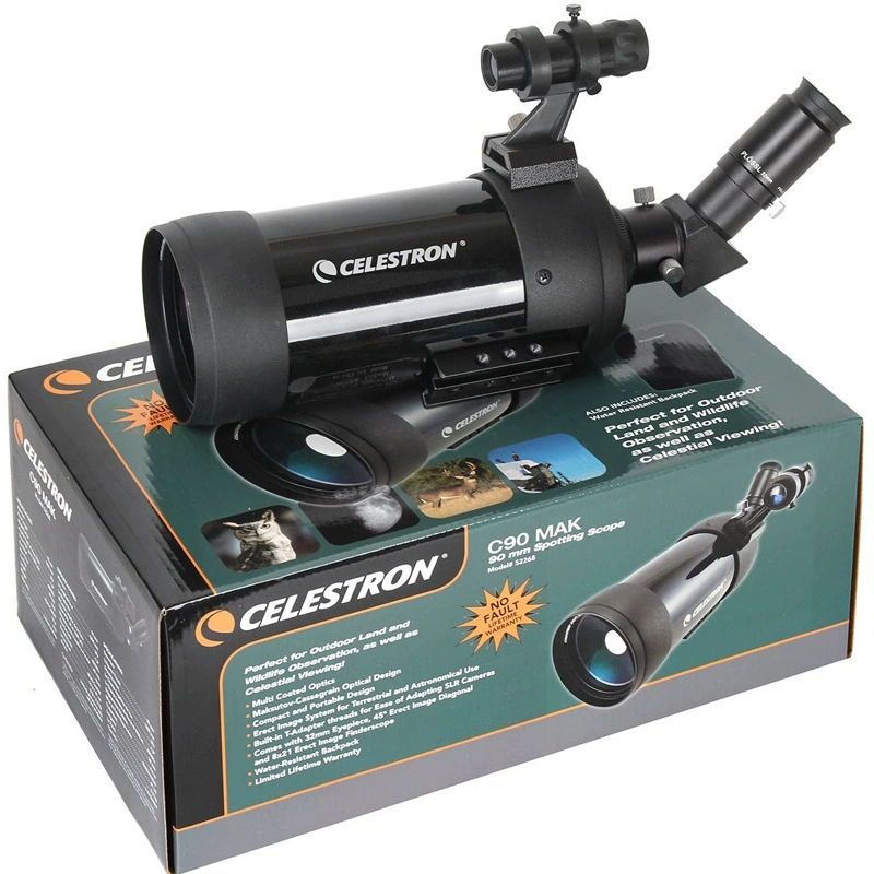 星特朗 CELESTRON C90mak Maka астрономическое зеркало обзор пейзаж небо фотография астрономия телескоп