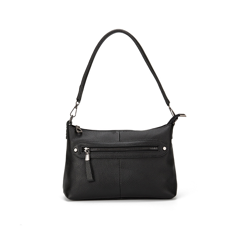 2023 nueva bolsa de mensajero de cuero suave bolsa de cuero genuino de gran capacidad para mujeres de mediana edad bolsa de hombro de la madre bolsa transfronteriza