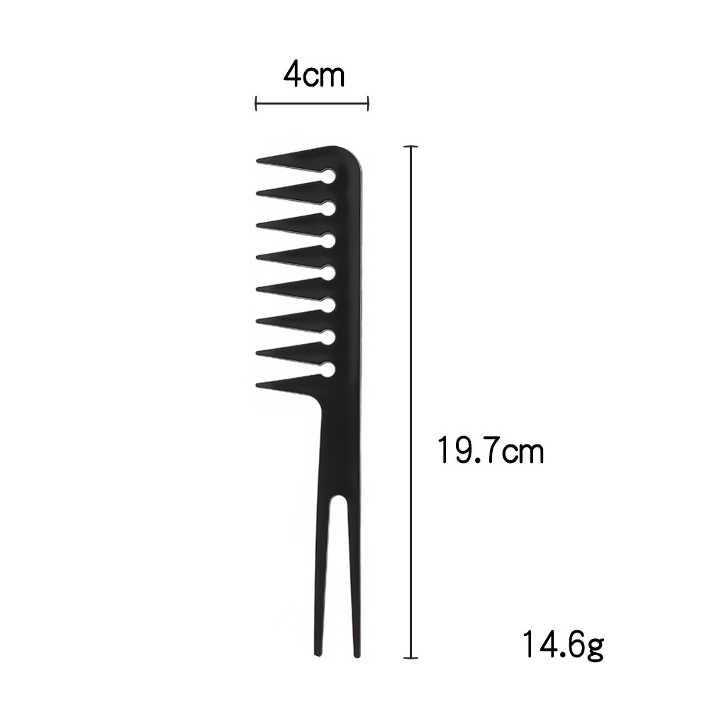 Pein de peluquería transfronterizo múltiples pein de peluquería especial pein de punta y cola doble propósito pein de aceite puede imprimir LOGO fijo de color