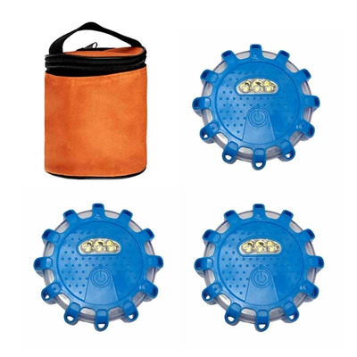 long bright emergency lights — Other lights - blue-battery-model-pack-of-three-cloth-bag