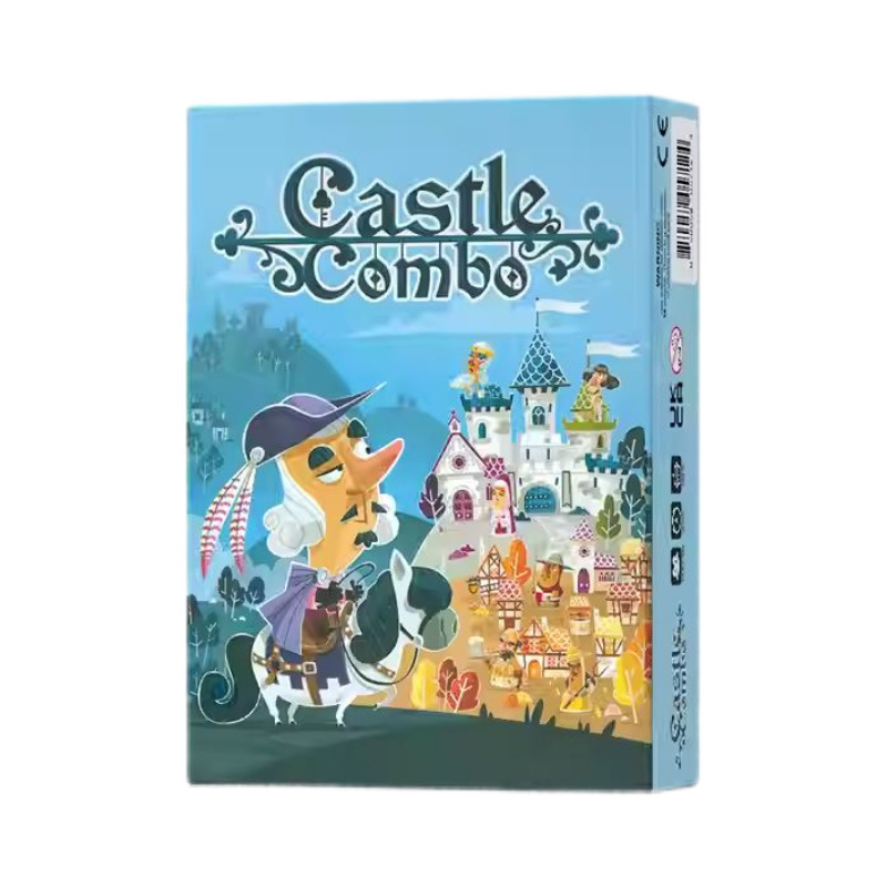 Castle Combo Castle Combo Board Game Card English German Strategy 2-5 Casual Party Game