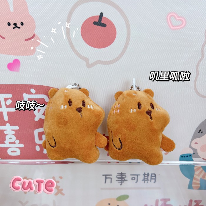 En línea de la celebridad de la felpa colgante de boda tirando muñeca pequeño regalo creativo llavero grab máquina muñeca colgante adornos lote