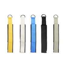 涤棉瑜伽双圈摇粒绒普拉提拉手带运动脚踝扣小腿绑带瑜伽手腕带