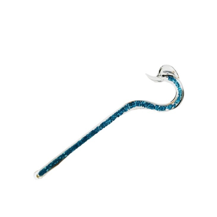 Cisne varilla de agitación de alta temperatura resistente a la varilla de vidrio café leche en polvo cóctel regalo para novia Día de San Valentín ventas directas de la fábrica