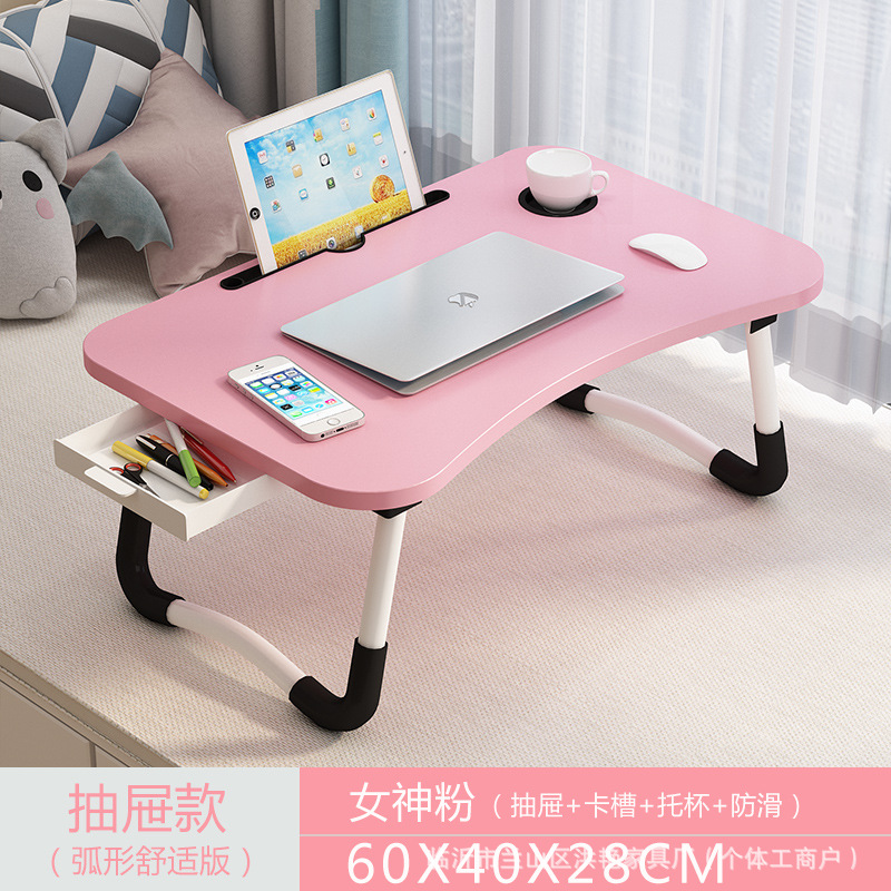 Escritorio de cama mesa plegable dormitorio de casa simple mesa de estudio mesa perezosa cama plegable mesa pequeña