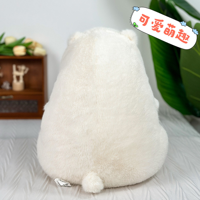 Muñecas de oso polar de comercio exterior animales polares extraños muñecas de peluche juguetes de peluche de tamaño grande 50cm muñecas de agarración
