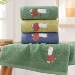 Fresh Alpaca Towel Cotton Face Wash Household Absorbent Soft Children Thick Children Cute Face Wash Hand Towel