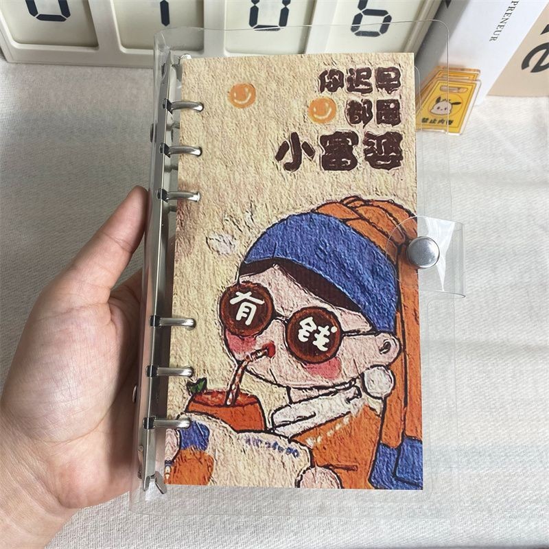 90 메쉬 내부 페이지가있는 리치/A6 투명 책 다른 스타일의 발언