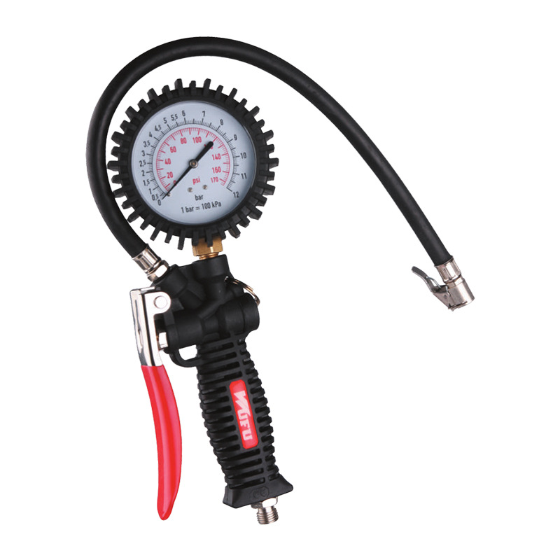 Pistola de presión de neumáticos personalizada manifiesta digital de neumáticos manómetro de neumáticos inflado herramienta de inflado para detectar manómetro de neumáticos manómetro