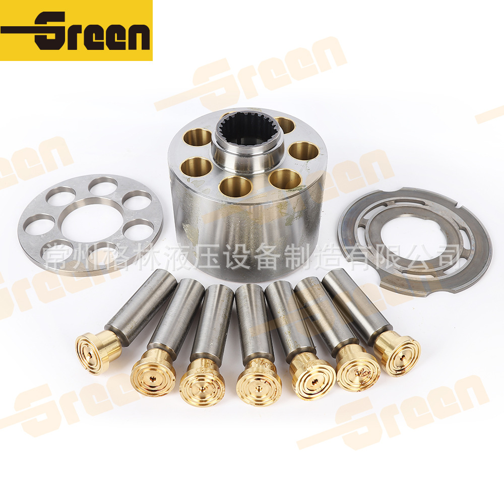 HPV130-01配件柱塞滑靴缸体配油盘主轴