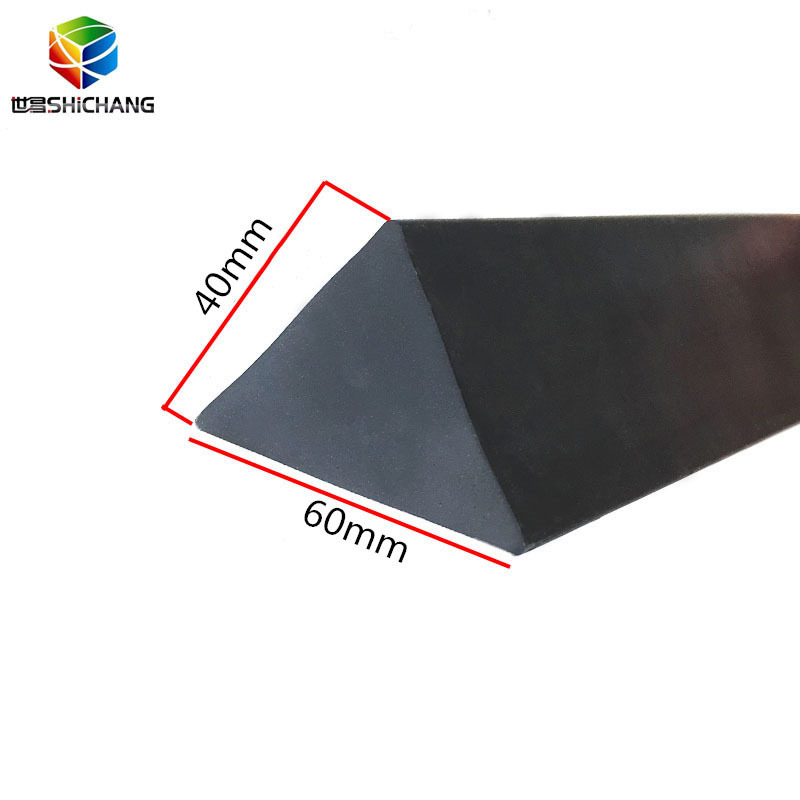 三角形橡胶条 V型铁路施工填缝防撞减震橡胶条