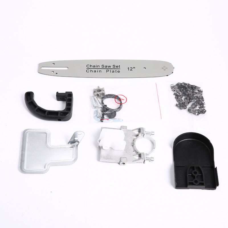 厂家直供角磨机改装电链锯配件 伐木手提小型链条组合电锯支架