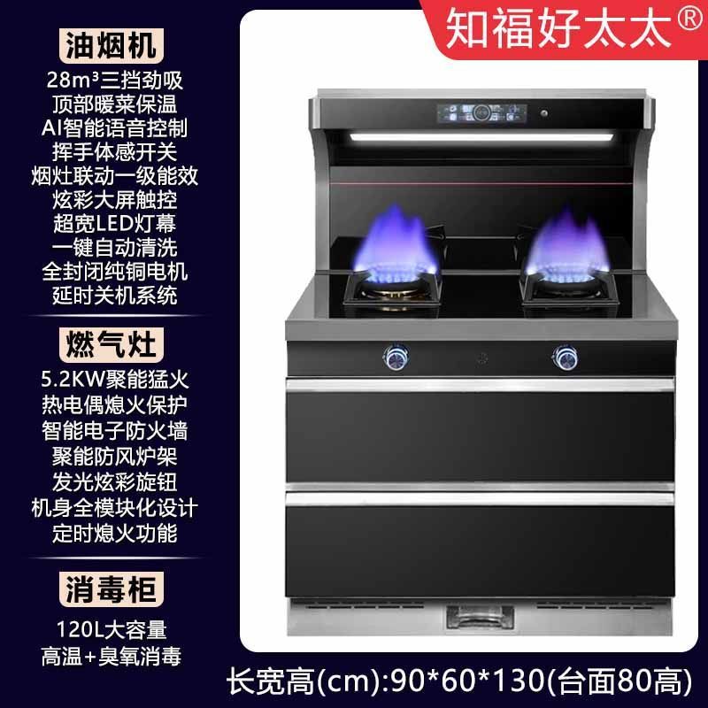 파이프 천연가스 [공장 직배송, 집으로 배송]-900 캐비닛 [AI 음성 대형 스크린 + 타이머 스토브]