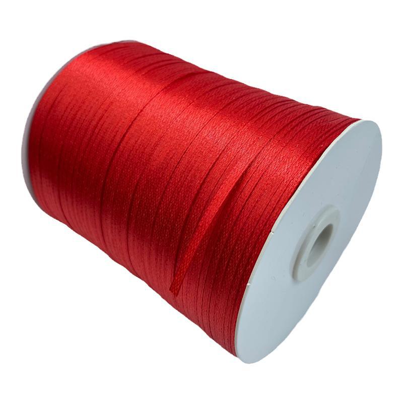 Wholesale 3mm ribbon 0.3cm narrow red ribbon ribbon bookmark rope tag rope tie balloon packaging streamer