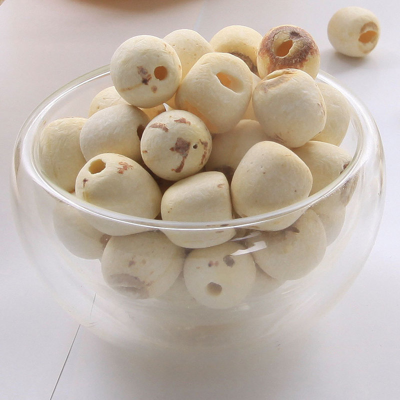 湖南湘潭去芯白莲子干货500g新鲜磨皮无芯特产通芯湘莲散装|undefined
