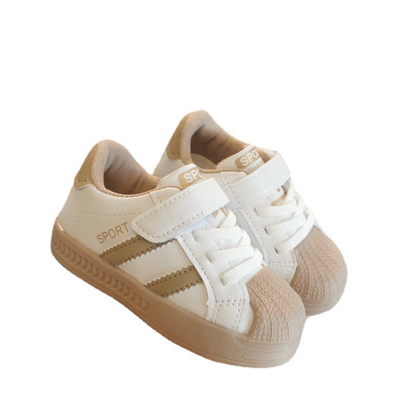 Frühling Herbst Walking Kindergarten Weiß Baby Kleine kinder Bord Schuhe Jungen und Mädchen Sport_voghion.com