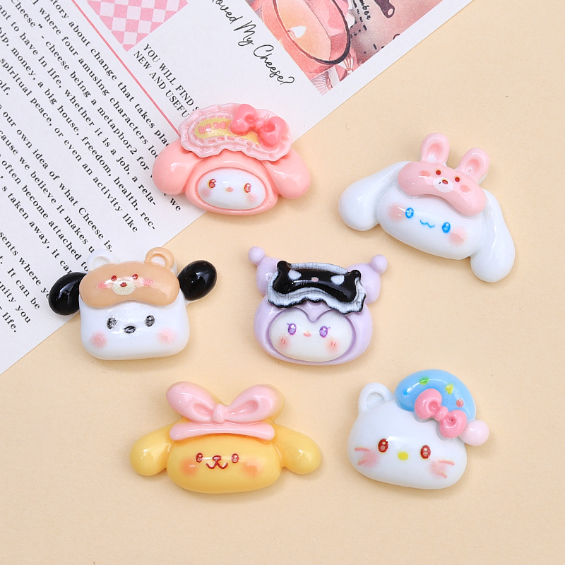 Cute cartoon headband, cream creative accessory, footwear buckle, accessories, hairgrip, DIY