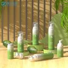 ��ѹ��ĭ��ױƷ100mlֱԲ������ɫ��Ĥϴ���̻���Ʒ����Ľ˹ƿ